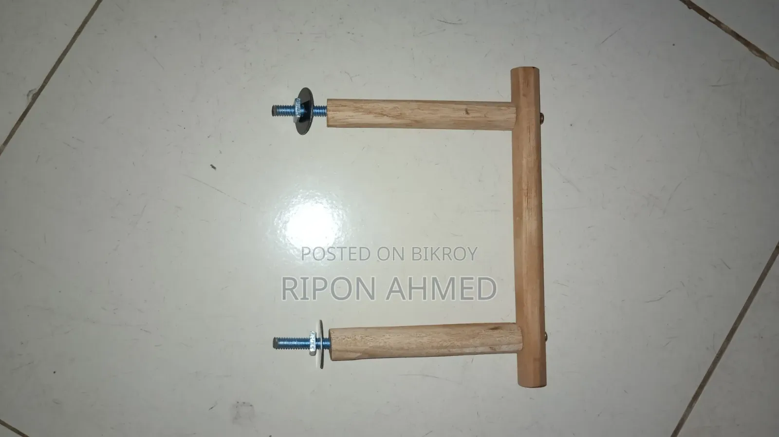 Toy set for birds (perch stand) - 1 pc