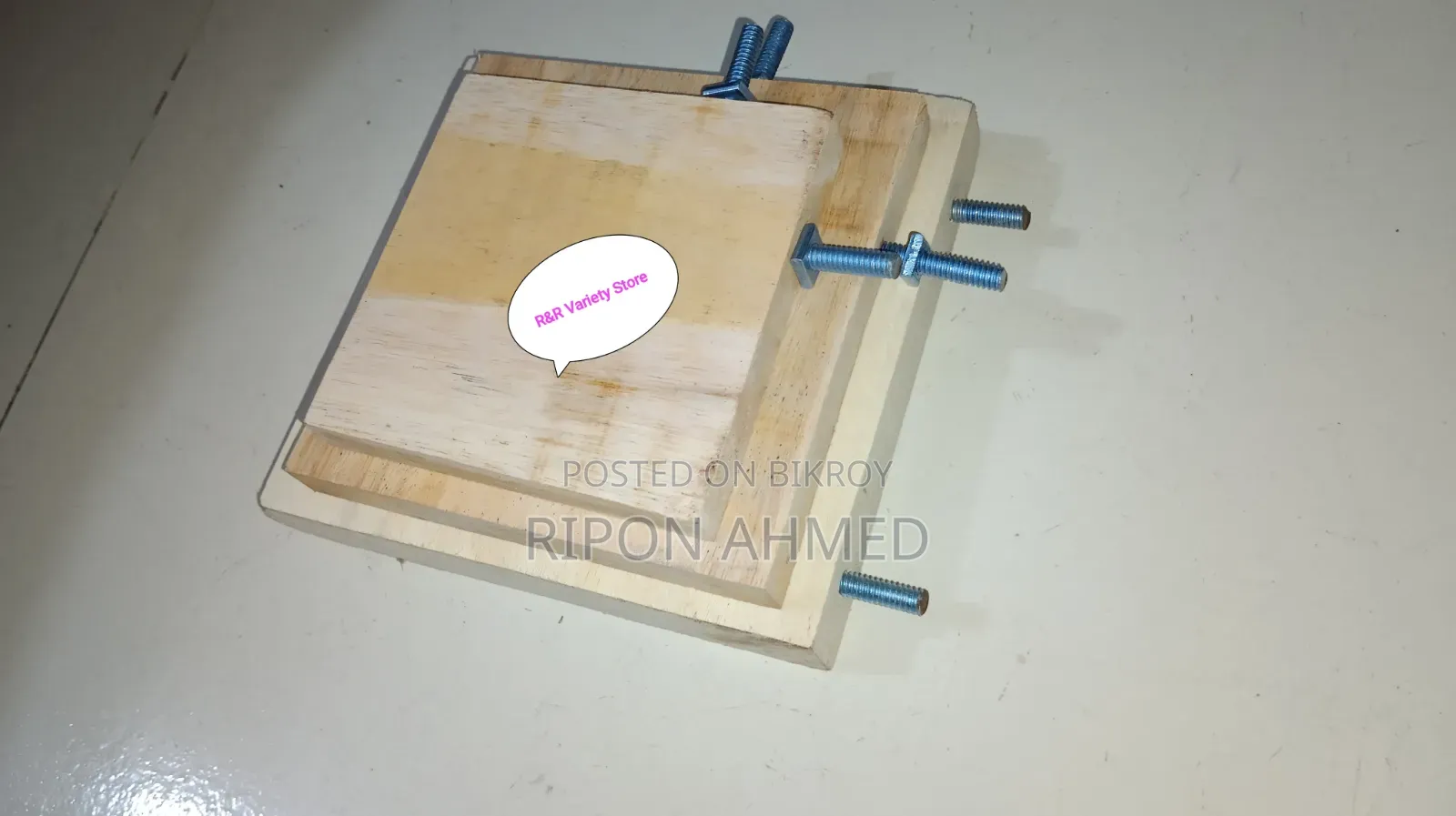 1 Wooden Platform Perch for Birds
