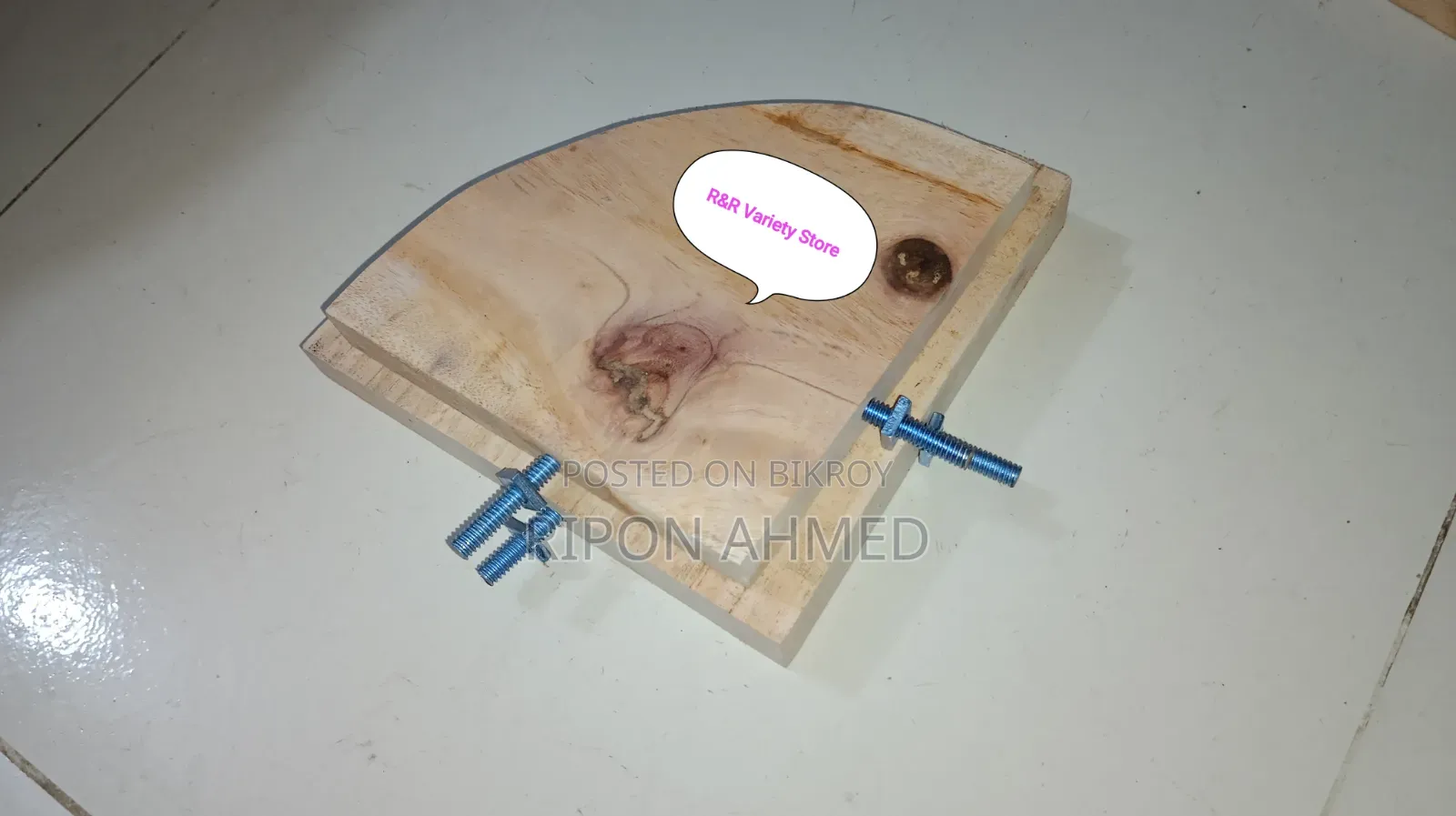 1 Wooden Platform Perch for Birds