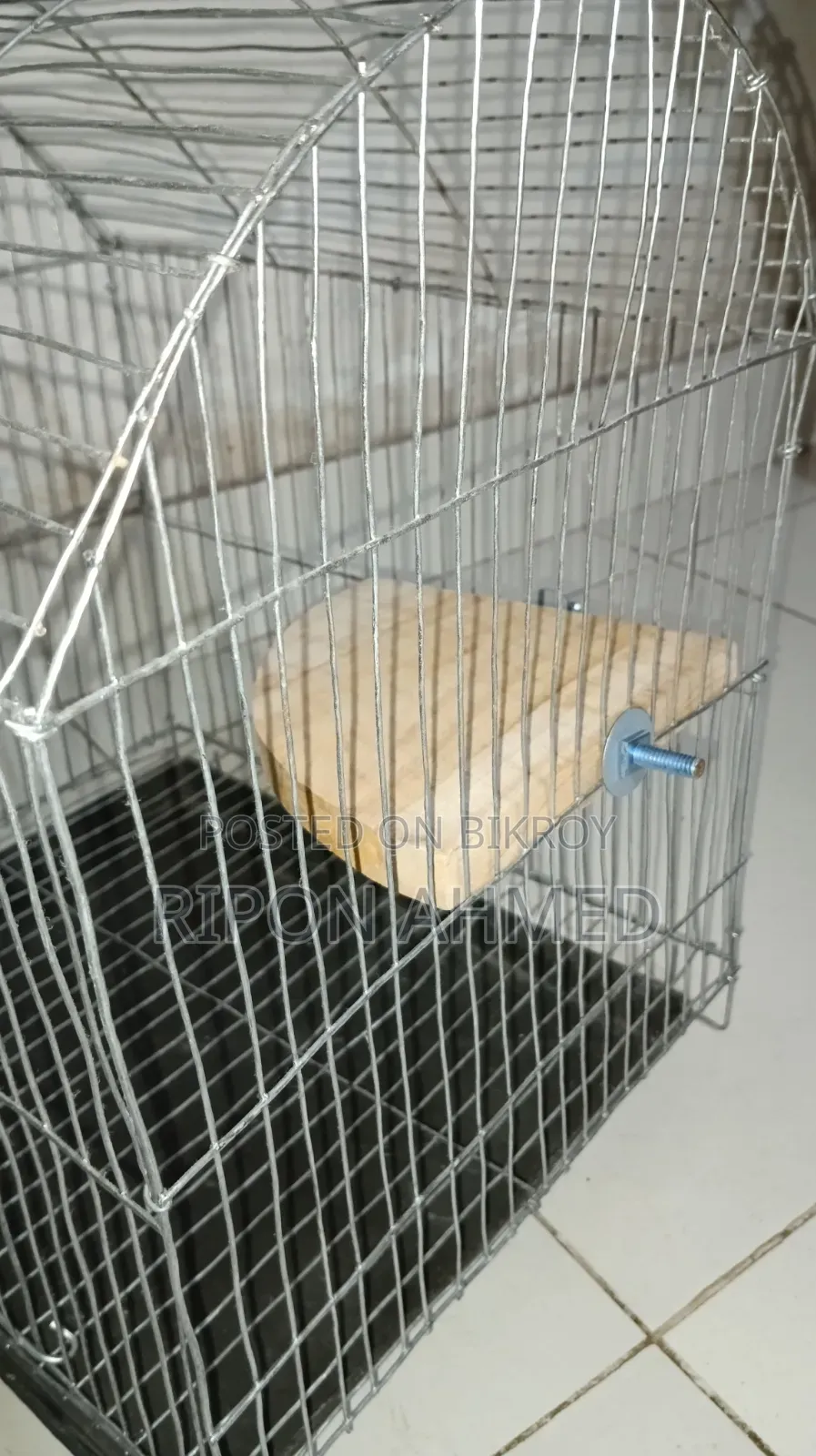 1 Wooden Platform Perch for Birds