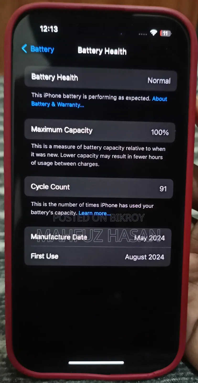 Apple iPhone 15 128 GB Black