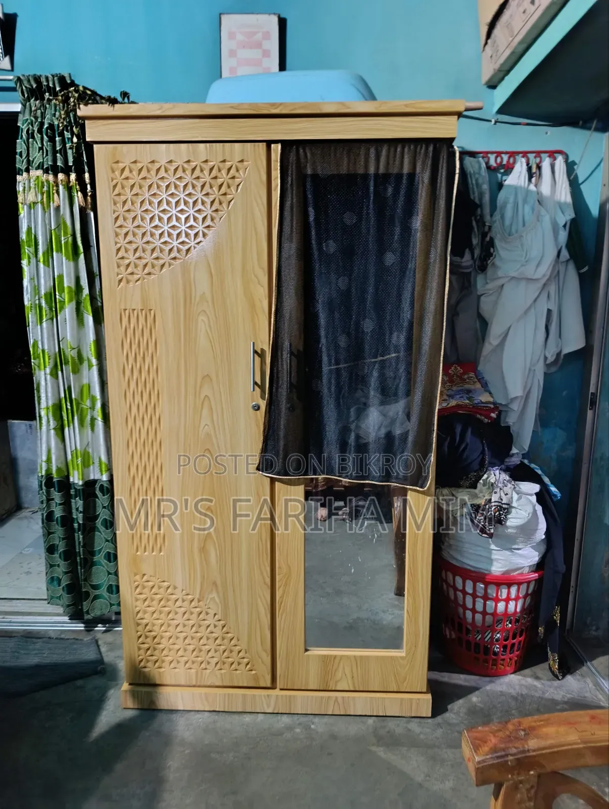 Almirah, Stand Fan, Wardrobe
