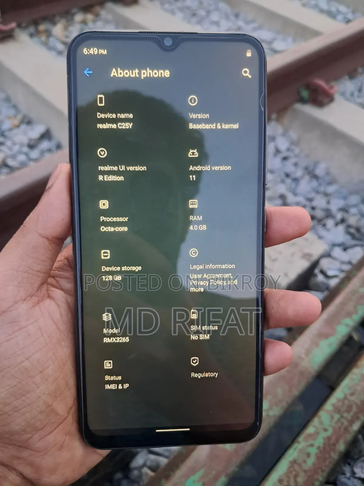 Realme C25Y 128 GB Black