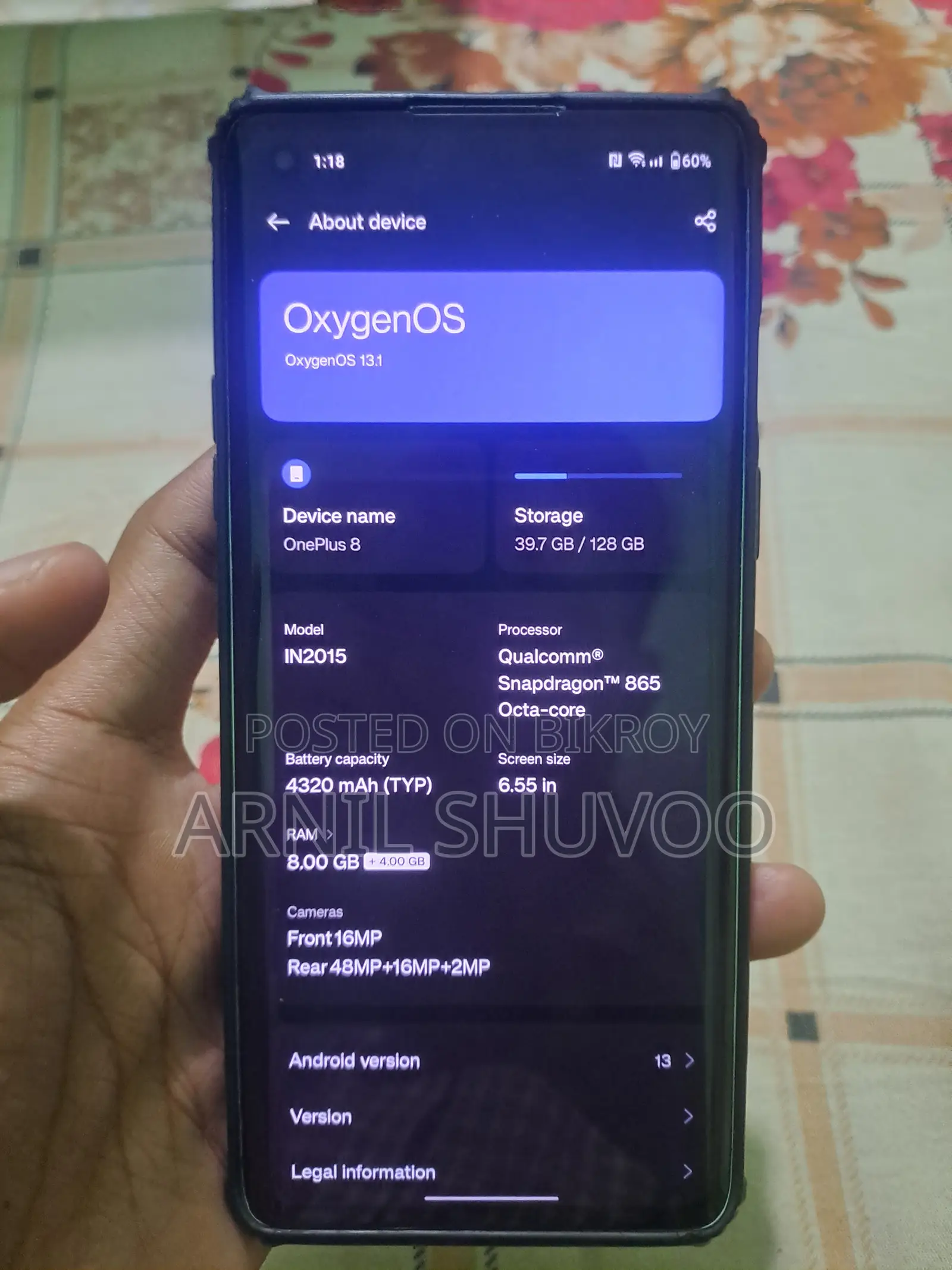 OnePlus 8 128 GB Blue