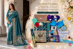 Attractive Saree Gift Combo Set For Loved One