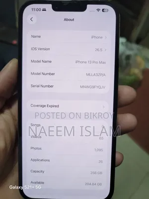 Apple iPhone 13 Pro Max 256 GB Black