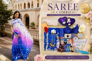 Birthday Anniversary Saree Gift Combo