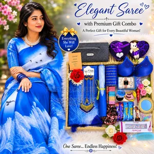 Birthday Anniversary Saree Gift Combo