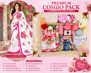 Special Gift Combo Set With Premium Saree