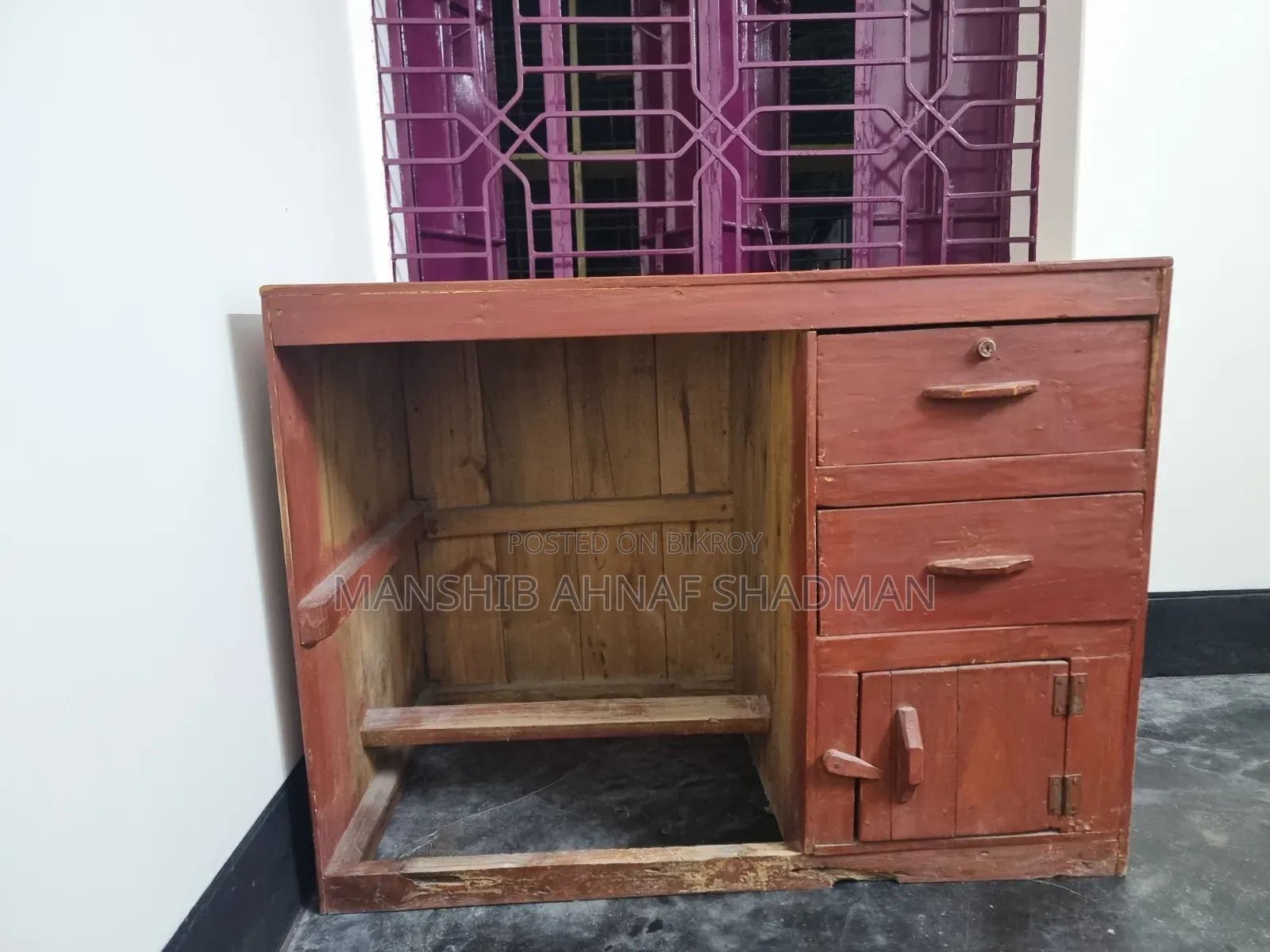 Kerosene Wood Desk Table