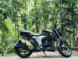 New TVS Apache 160 4V 2023 Black
