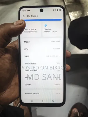 New Tecno Spark 40 128 GB White