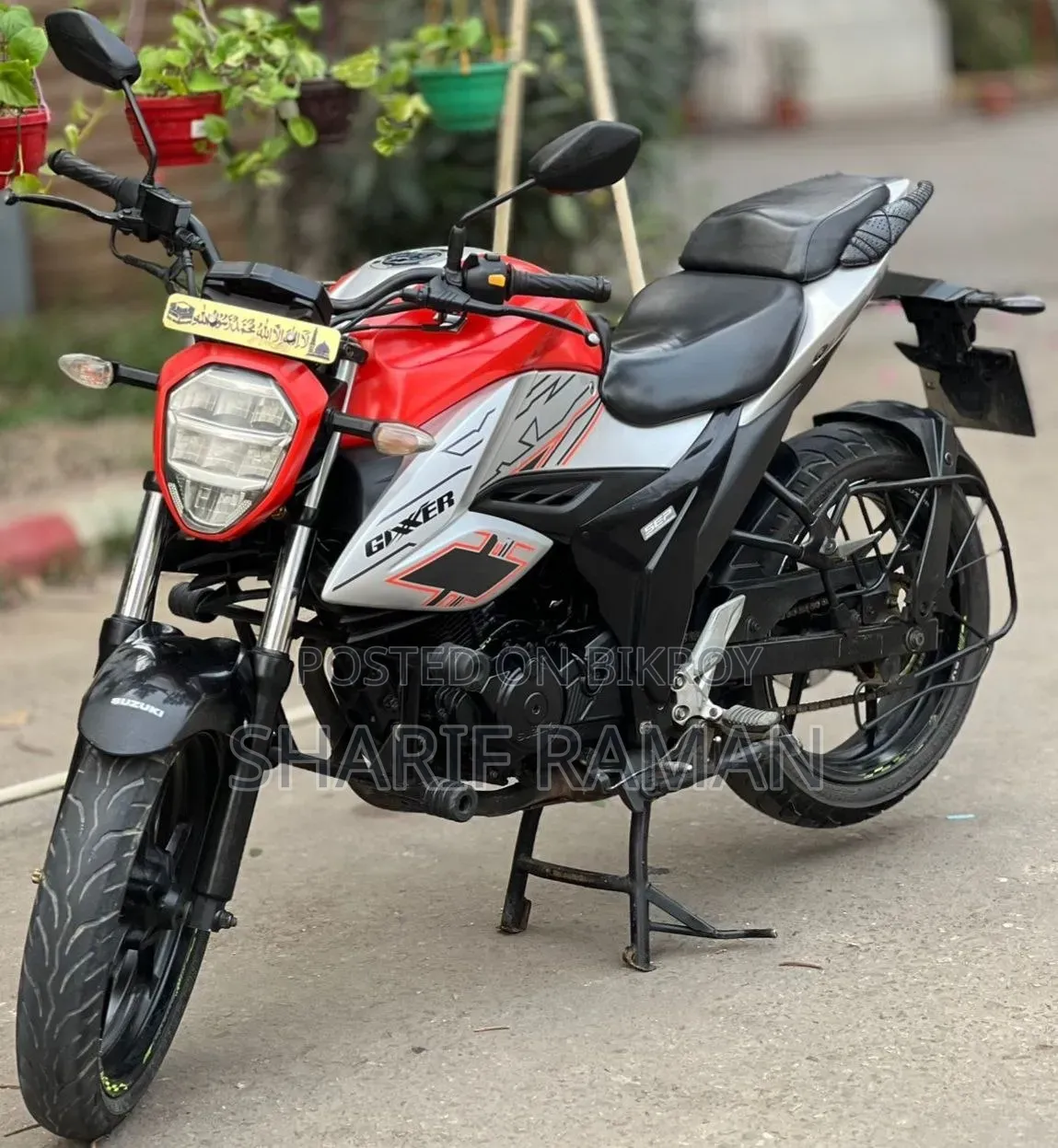 Suzuki Gixxer Monotone 2023 Orange