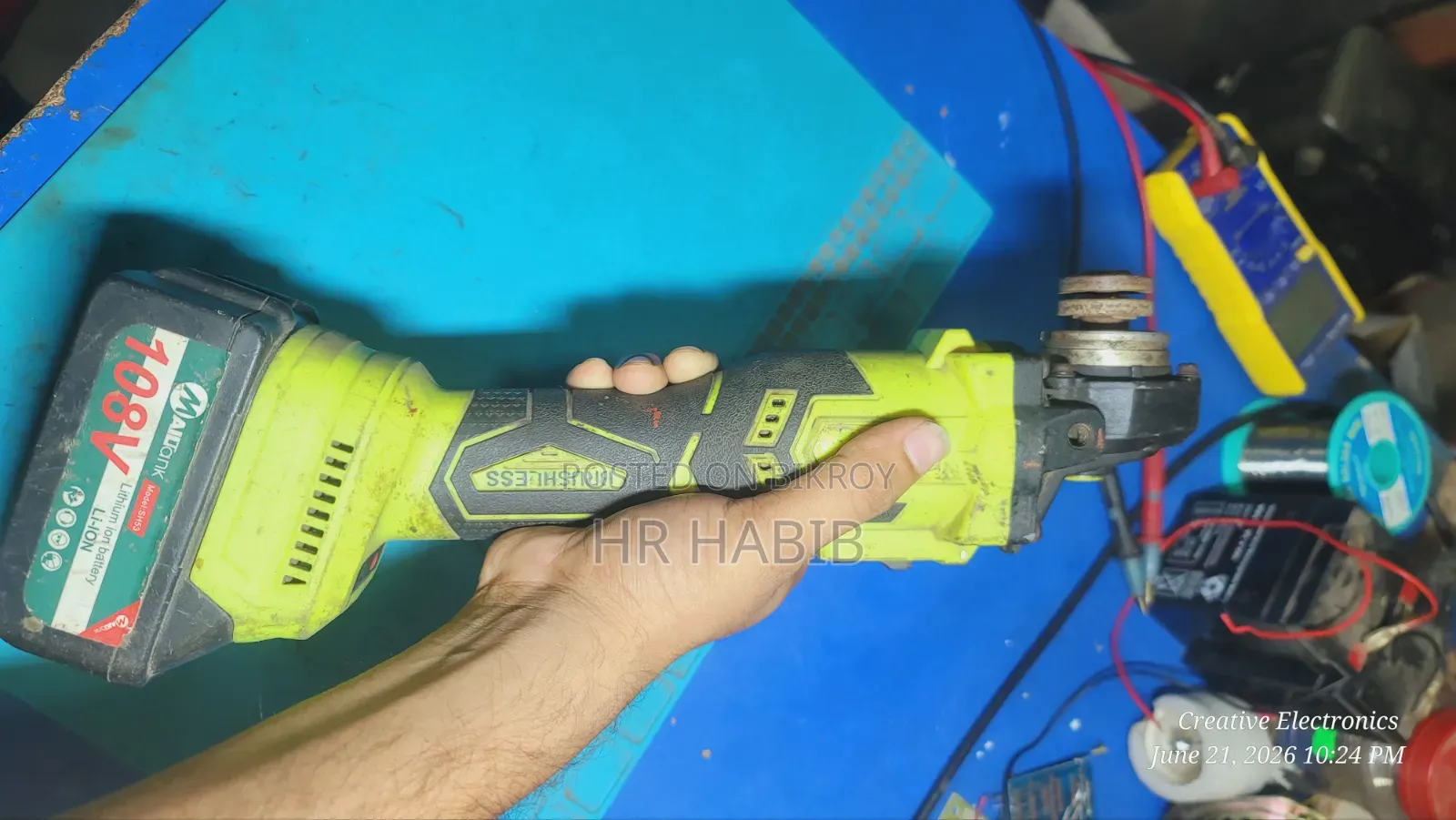 Rechargeable Grinding Machine