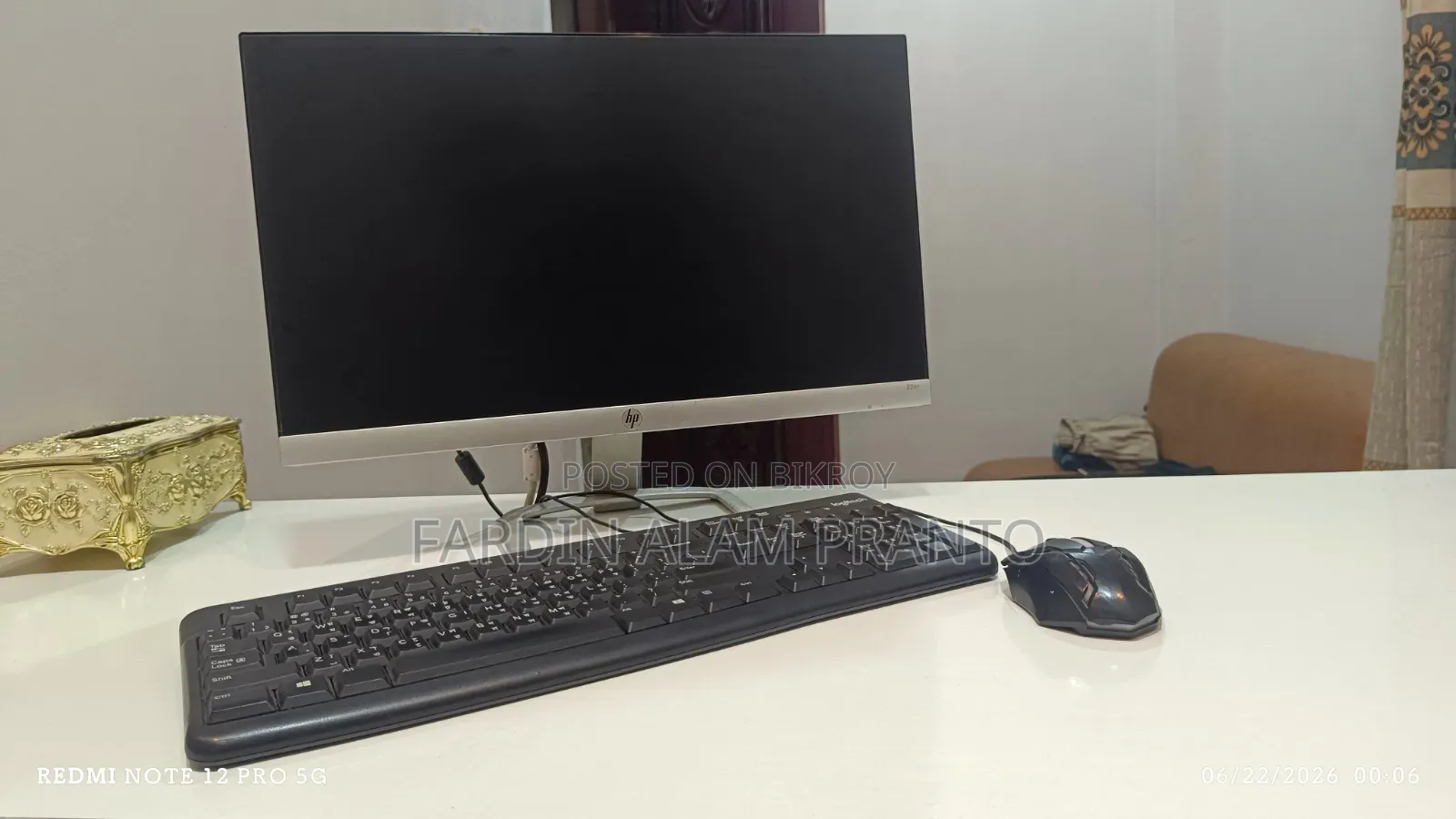 Desktop Computer HP 16GB Intel Core I3 SSD 640GB