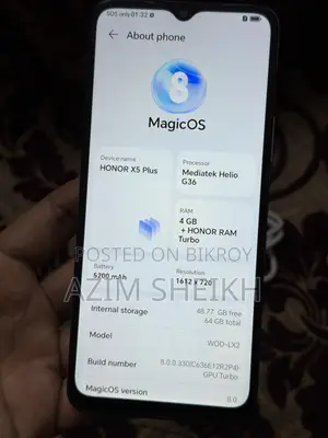 Honor X5 32 GB Blue