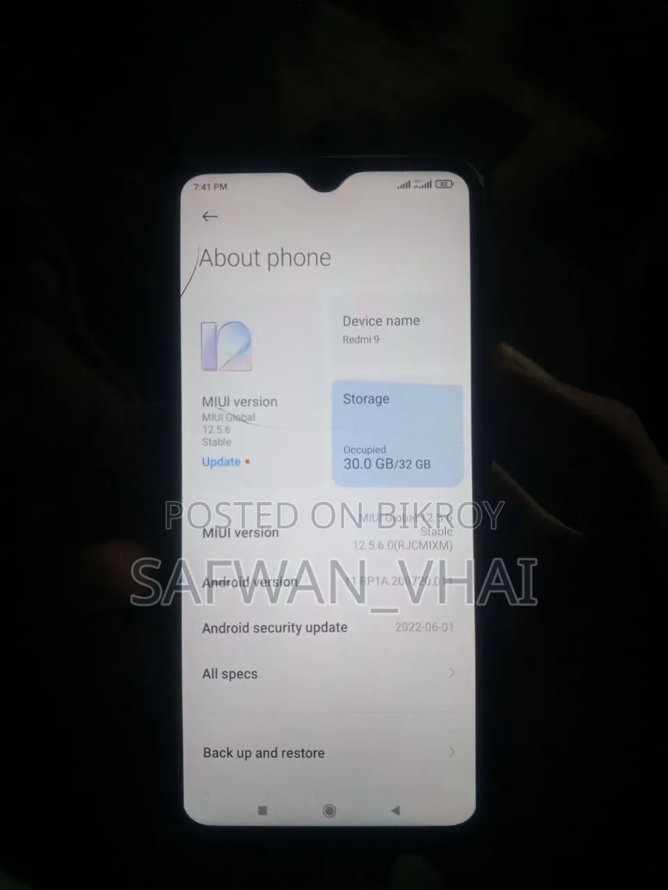 Xiaomi Redmi 9 32 GB Black