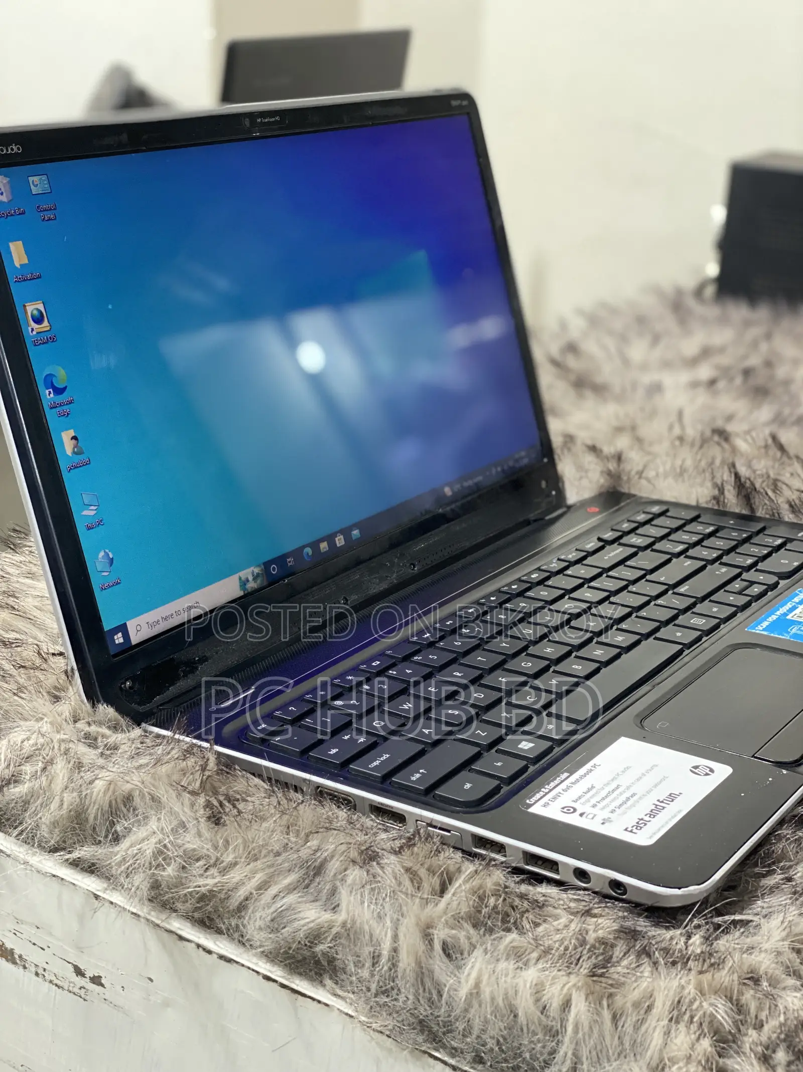 Laptop HP Envy Dv6 4GB RAM AMD A8 128GB SSD