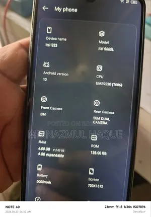 Itel S23 128 GB Black