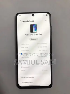 Samsung Galaxy S21 FE 5G 128 GB Black