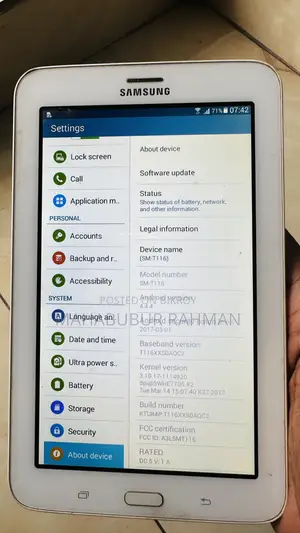 Samsung Galaxy Tab 3 Lite 7.0 4 GB White