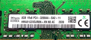Sk Hynix 8gb Ddr4 3200mhz Laptop Ram
