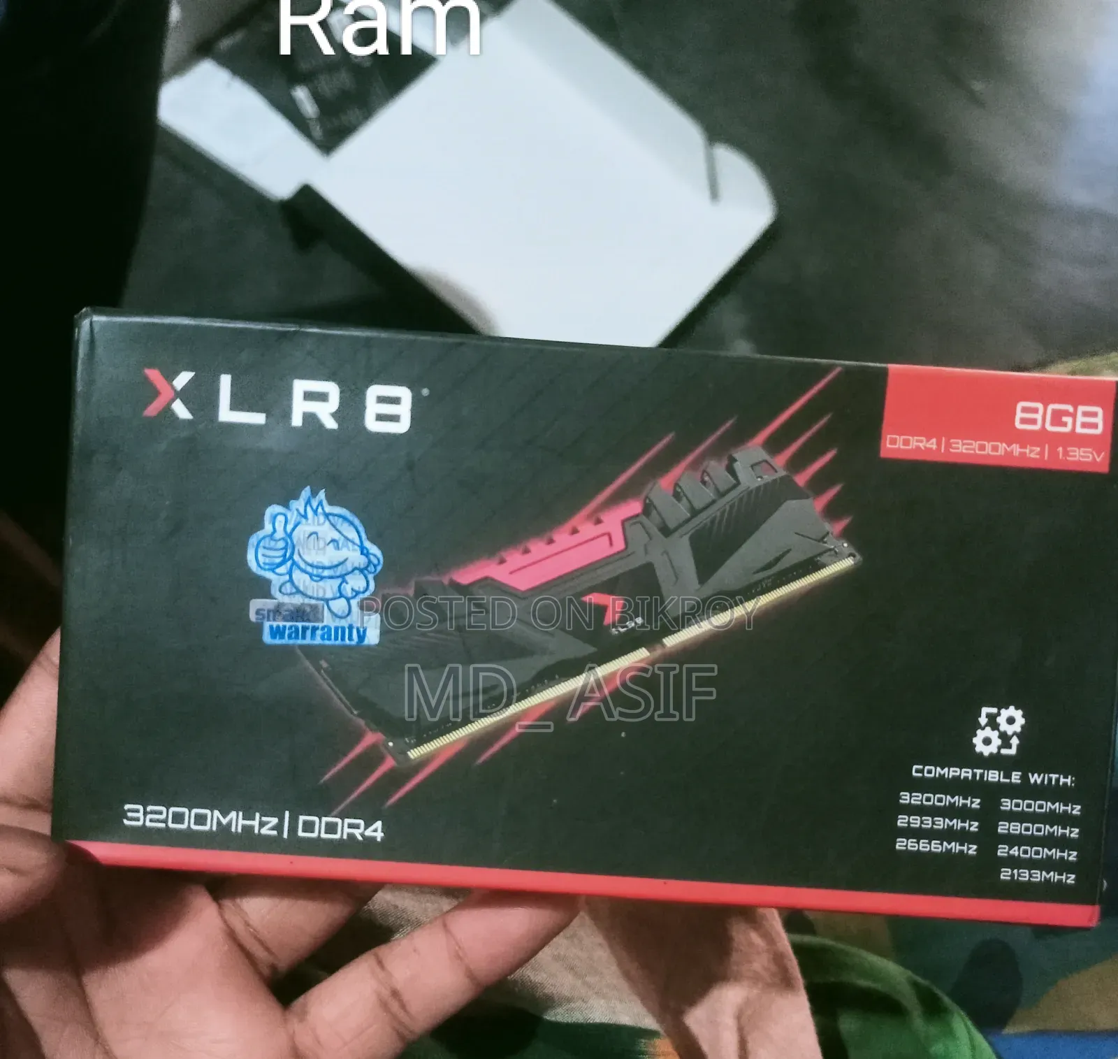 XLRB 8GB Gaming RAM 8GB