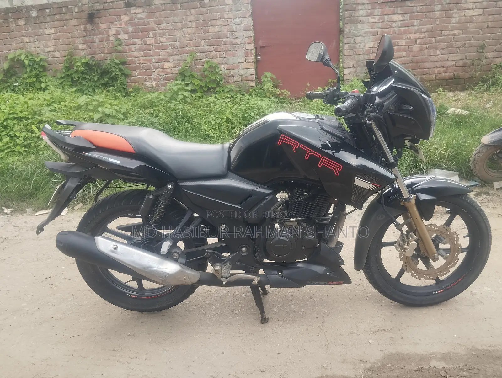 TVS Apache RTR 160 2V 2020 Black