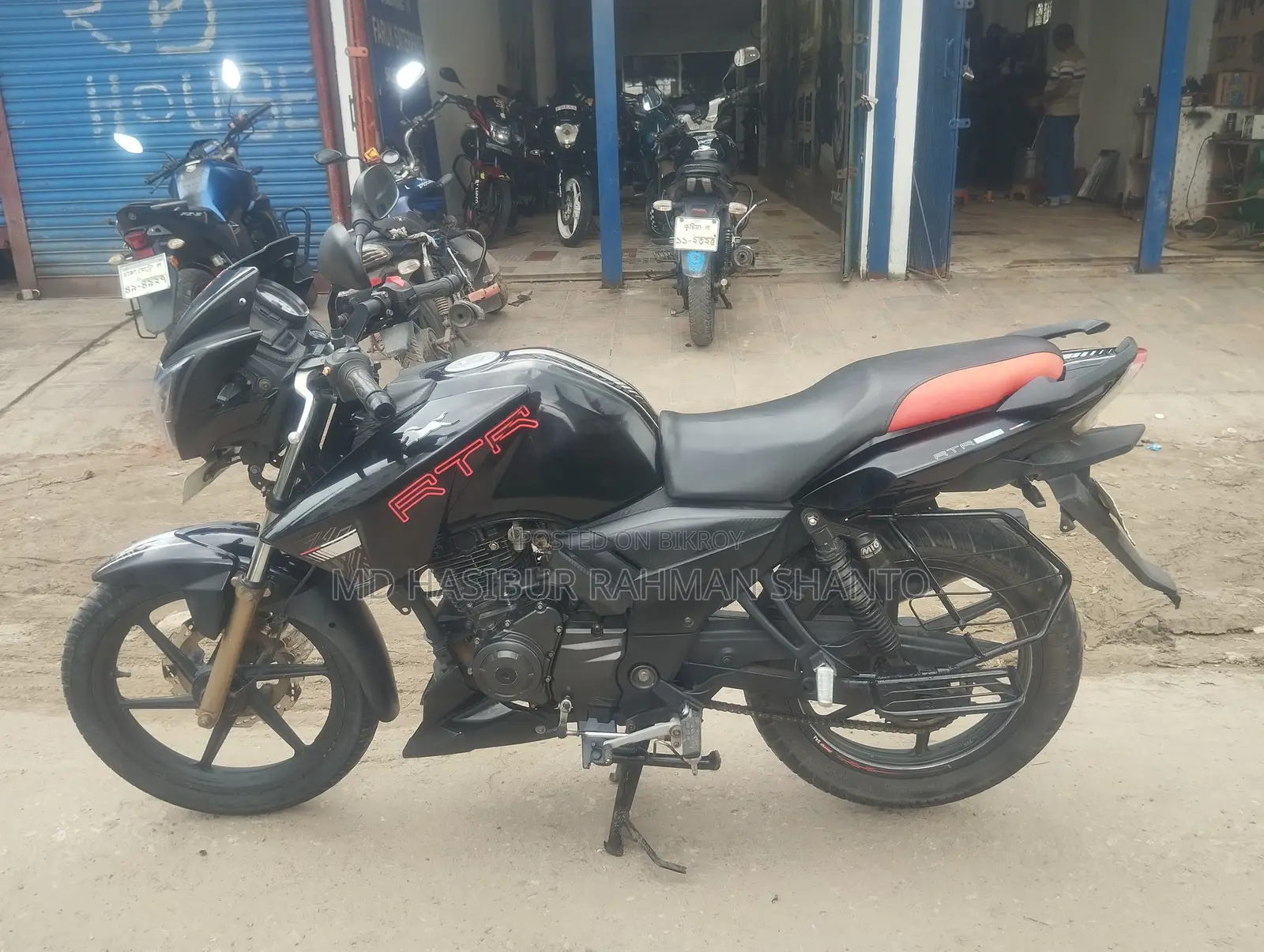 TVS Apache RTR 160 2V 2020 Black