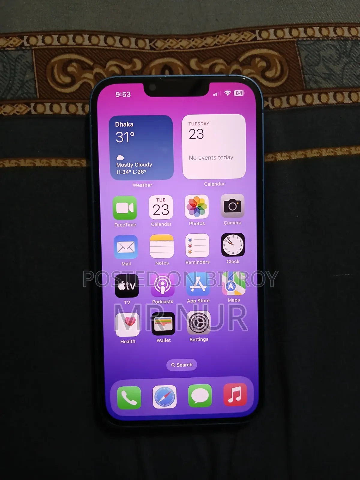 New Apple iPhone 13 256 GB Blue