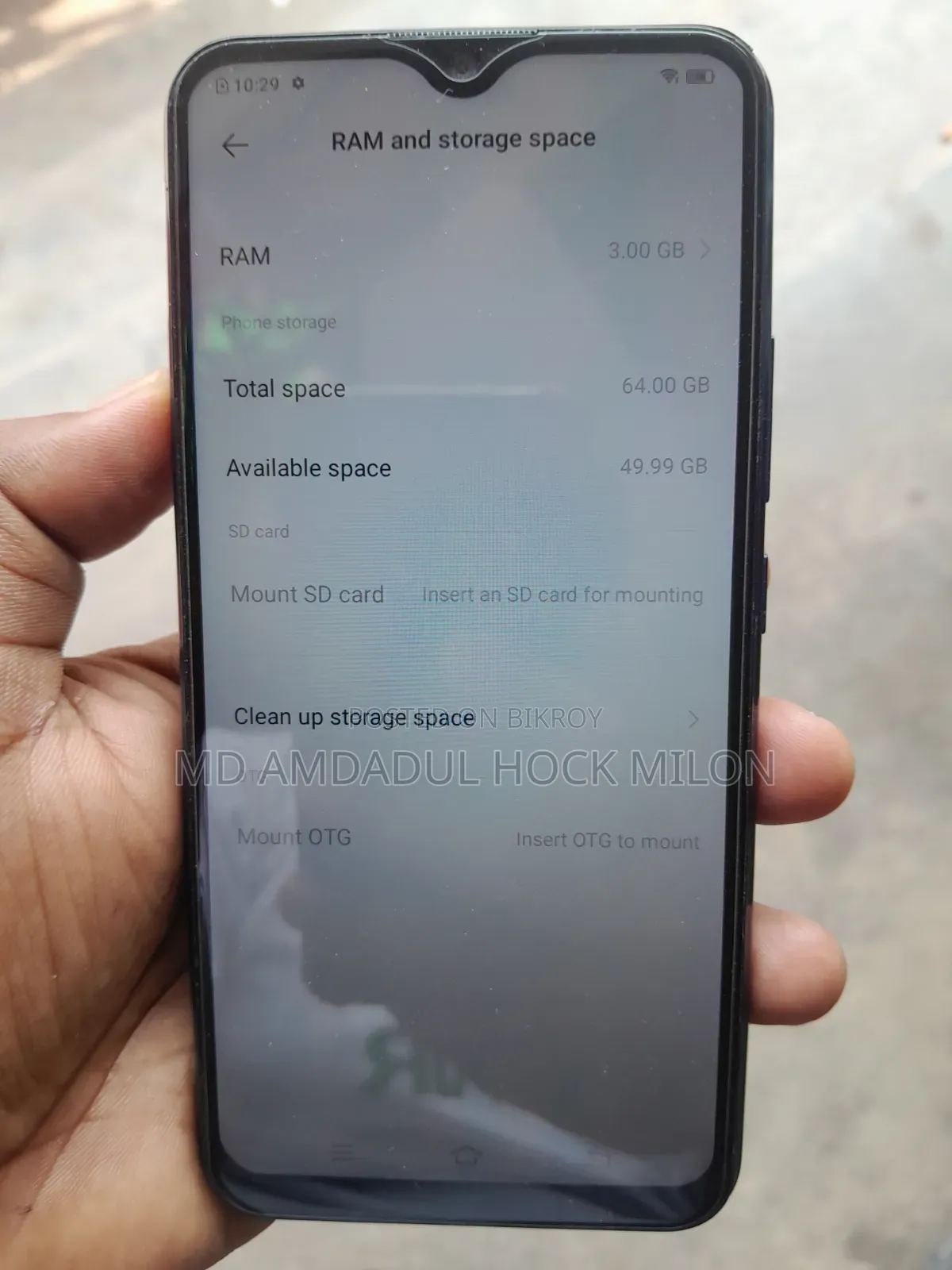 Vivo Y20 64 GB Blue