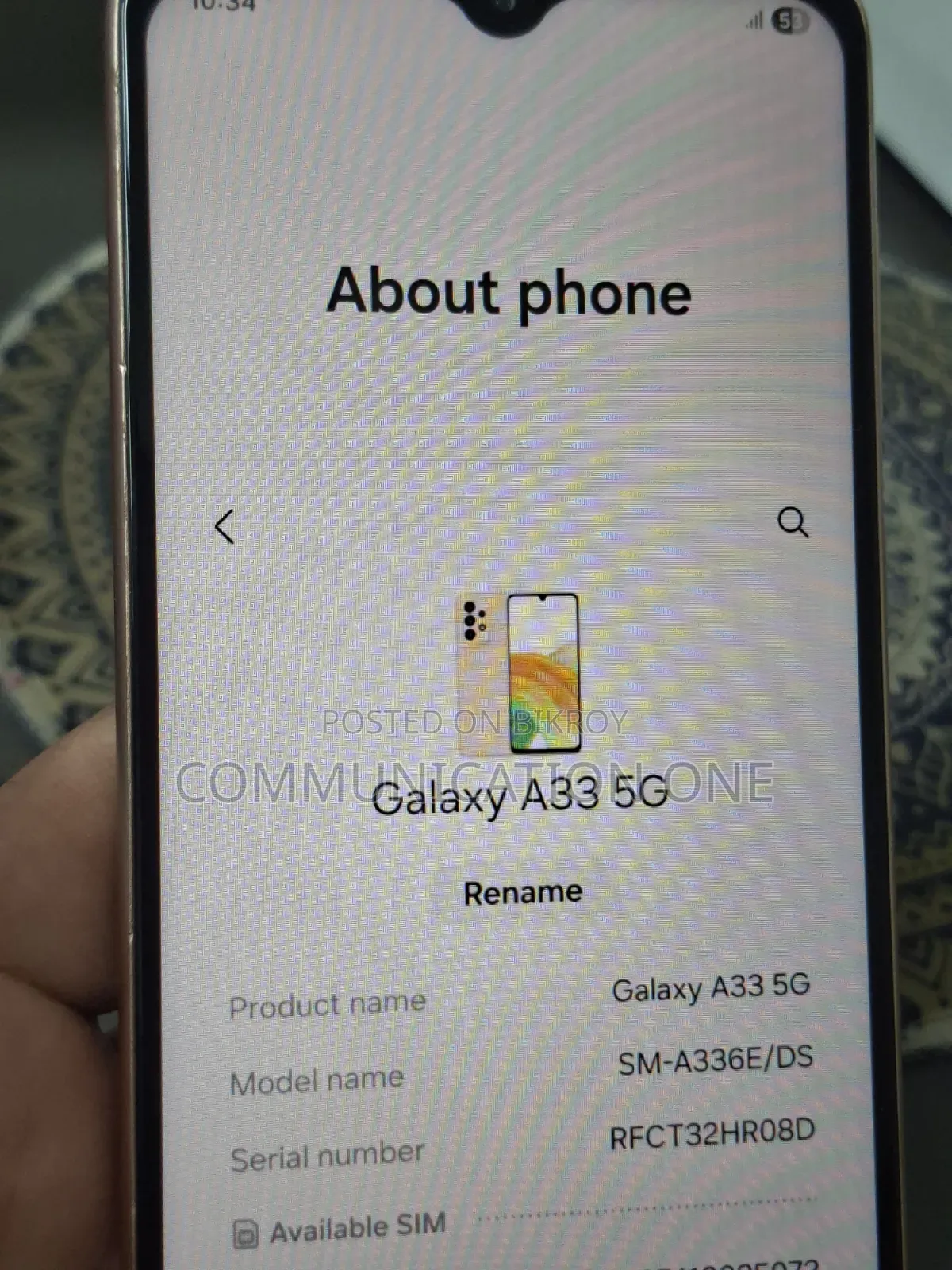 Samsung Galaxy A33 5G 128 GB Pink