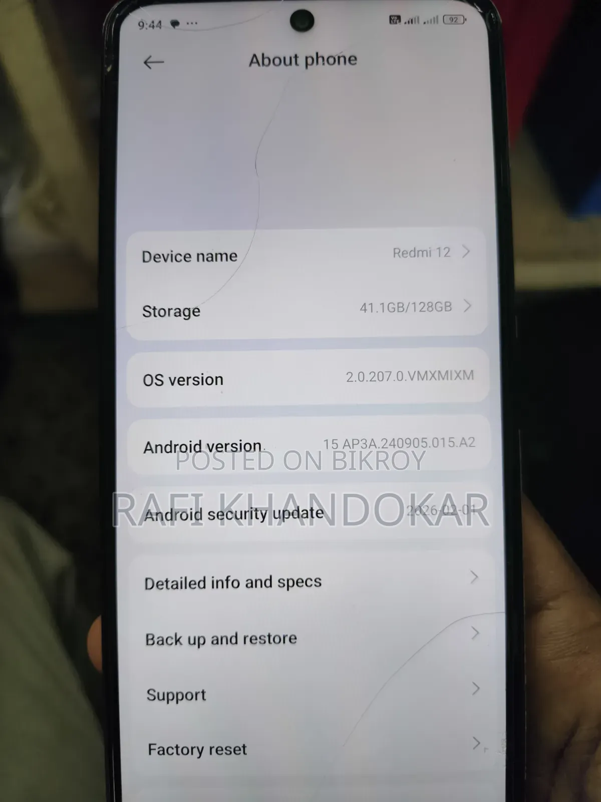Xiaomi Redmi 12 128 GB Black
