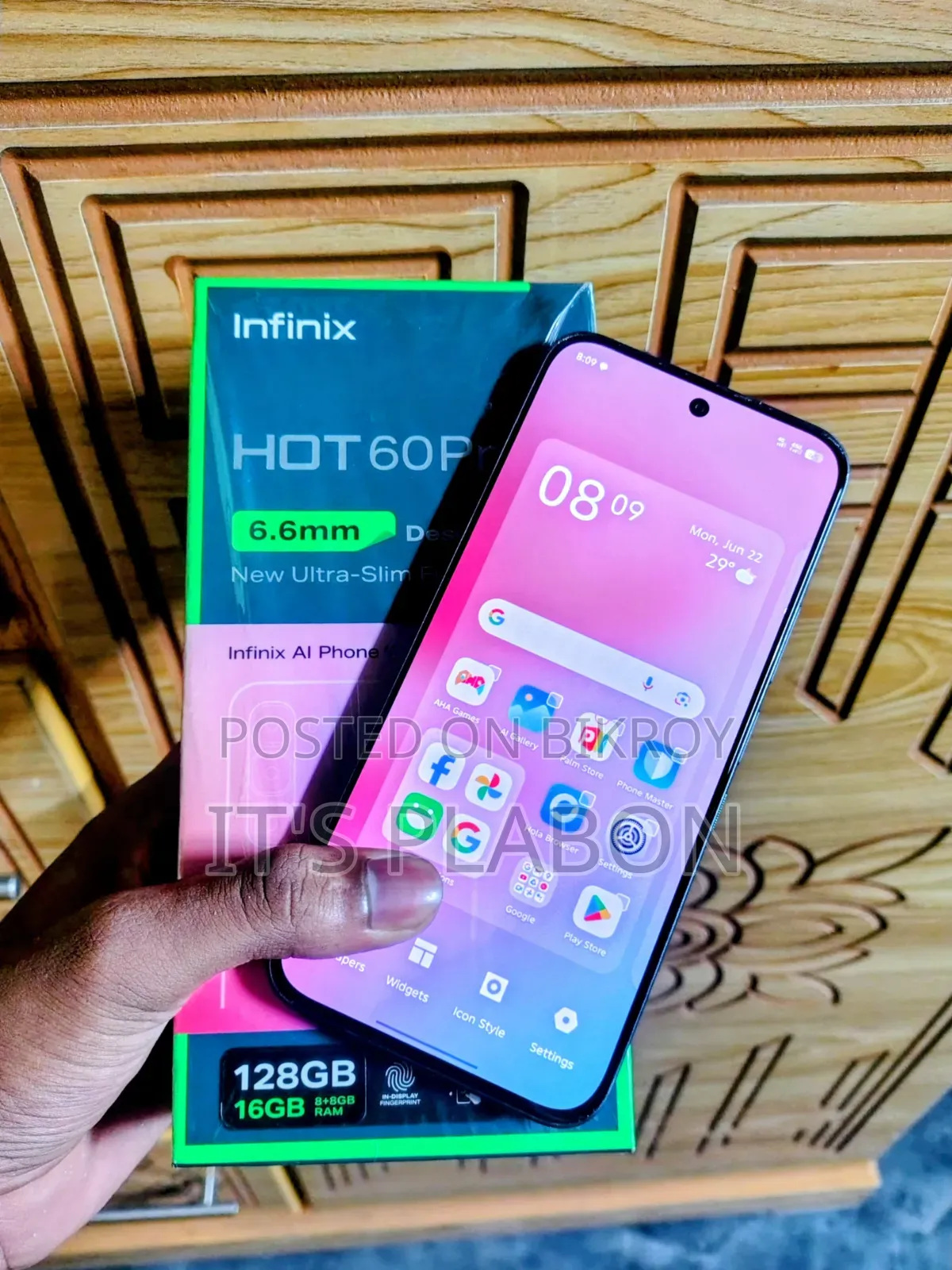 Infinix Hot 60 Pro 128 GB Black