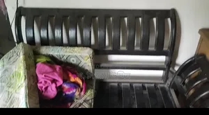 Teak wood sofa