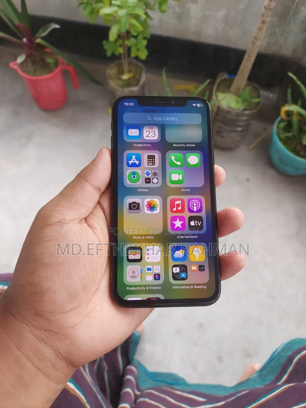 Apple iPhone X 64 GB Black