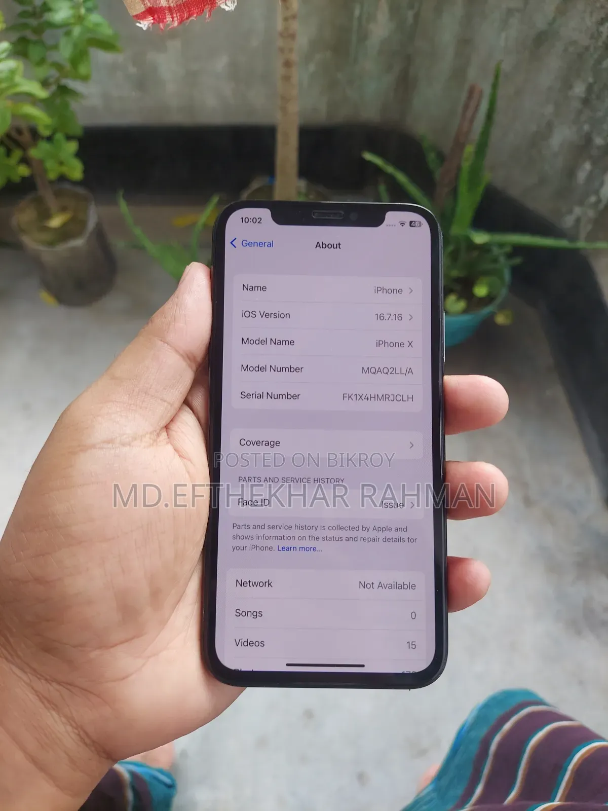 Apple iPhone X 64 GB Black