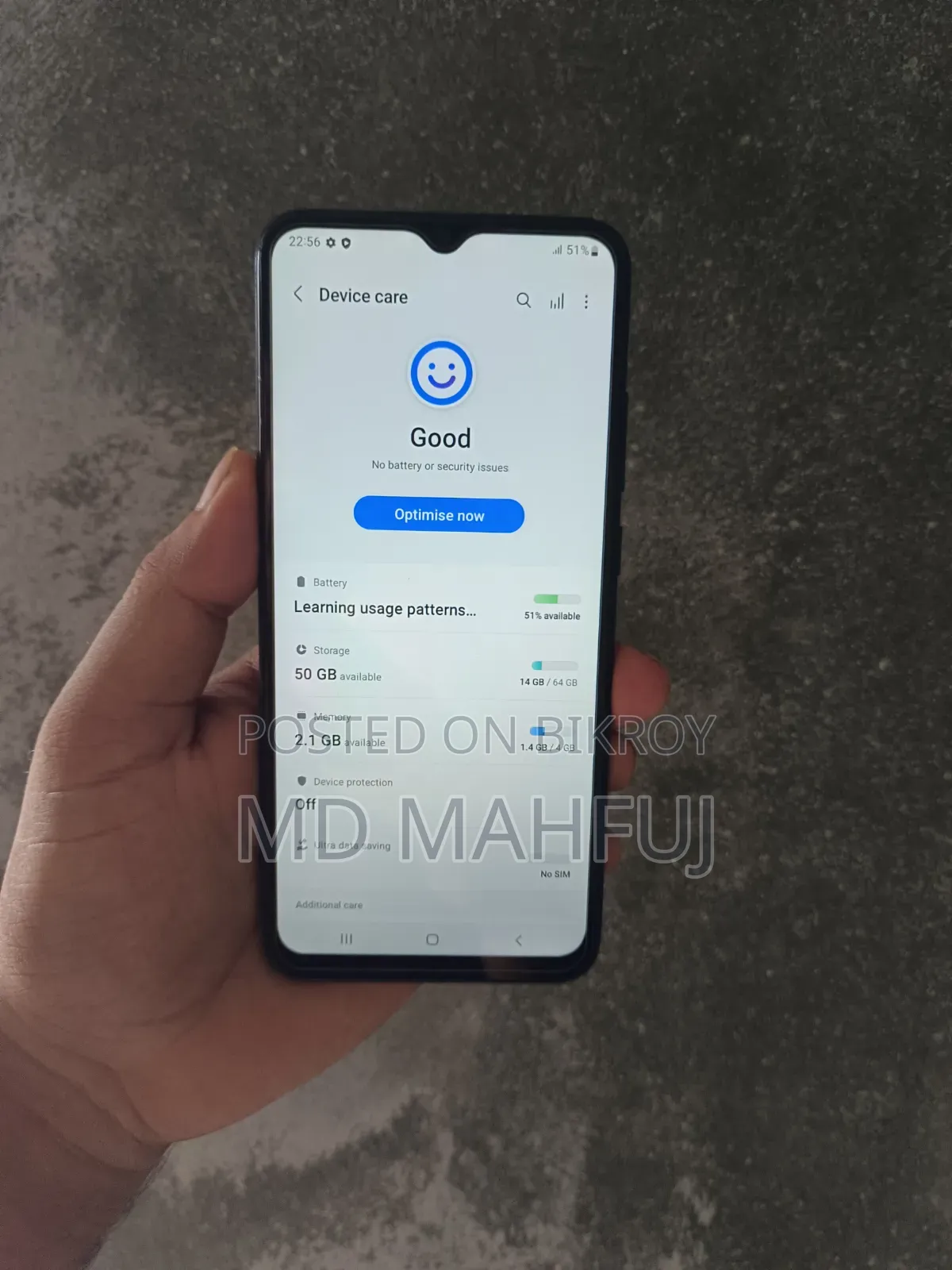 Samsung Galaxy M02s 64 GB Blue