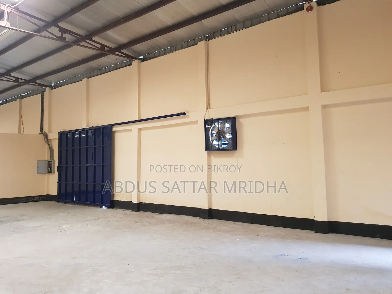 ৭২০০০ বর্গফুট শিল্প গুদাম শেড ভাড়ার জন্য