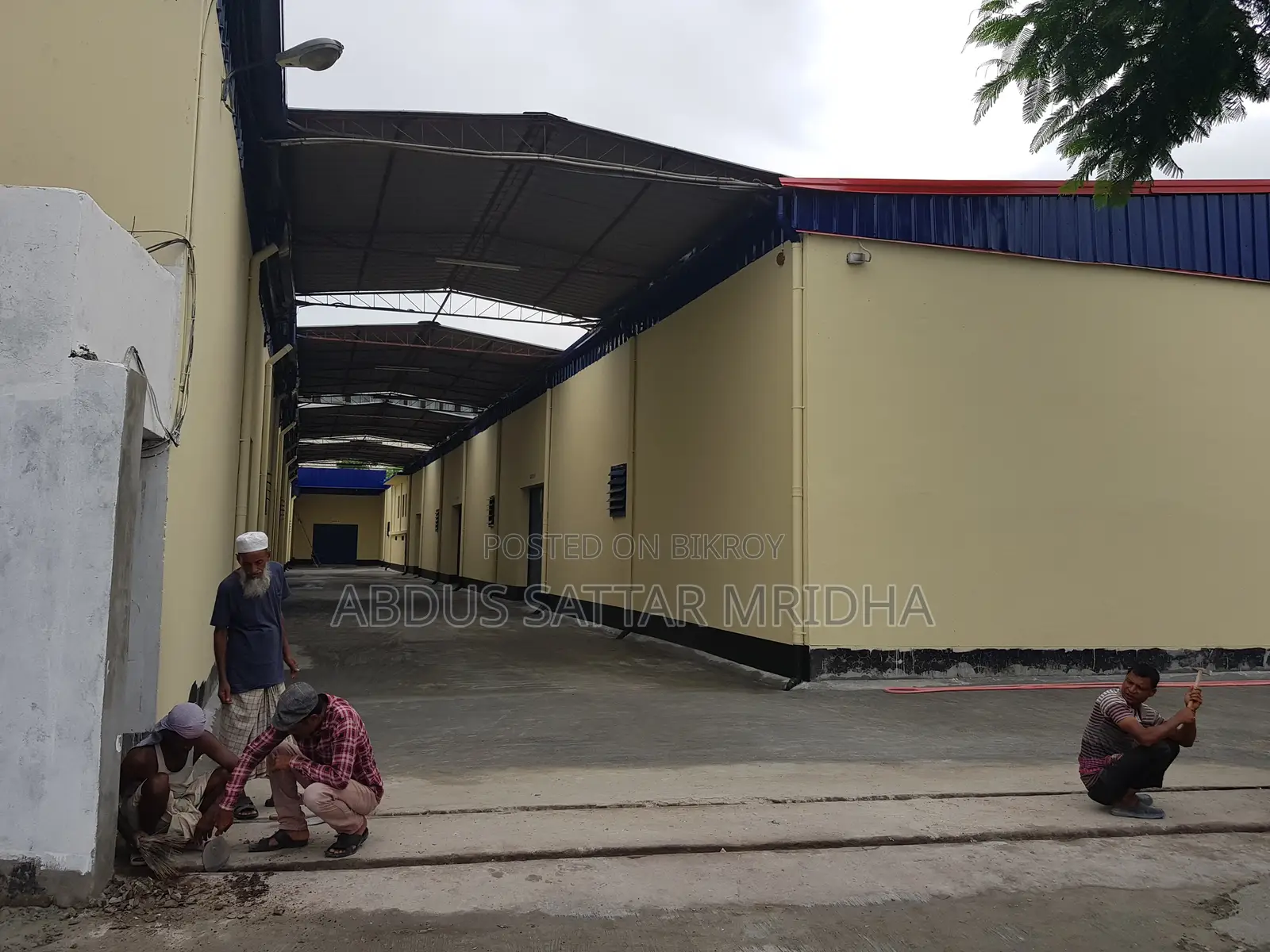৭২০০০ বর্গফুট শিল্প গুদাম শেড ভাড়ার জন্য