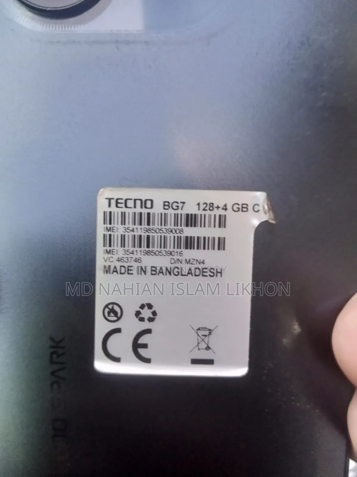 Tecno Spark 20C 128 GB Blue