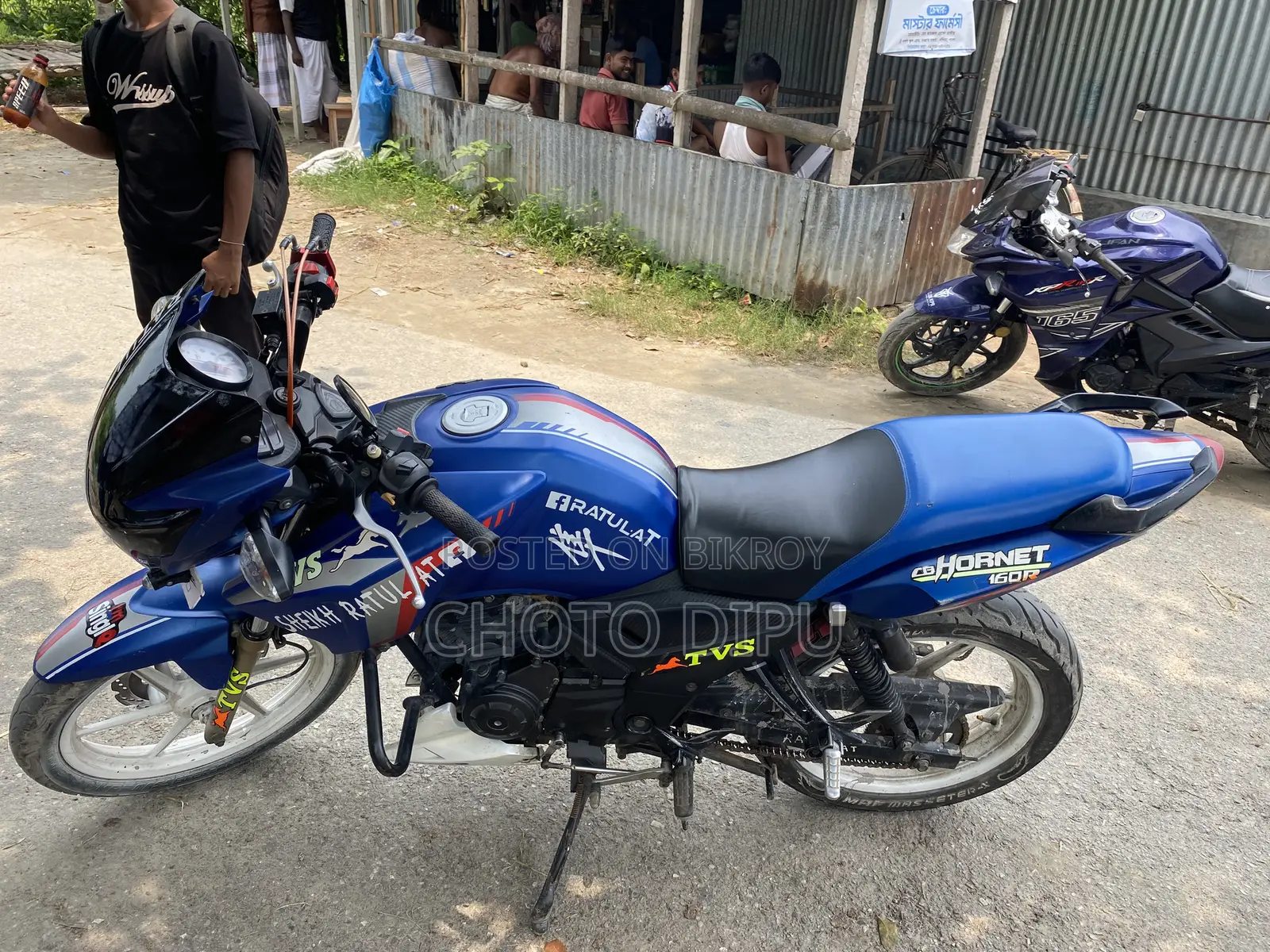 New TVS Apache RTR 160 2V 2022 Blue