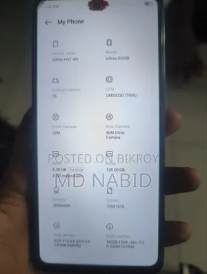 Infinix Hot 40i 128 GB Blue