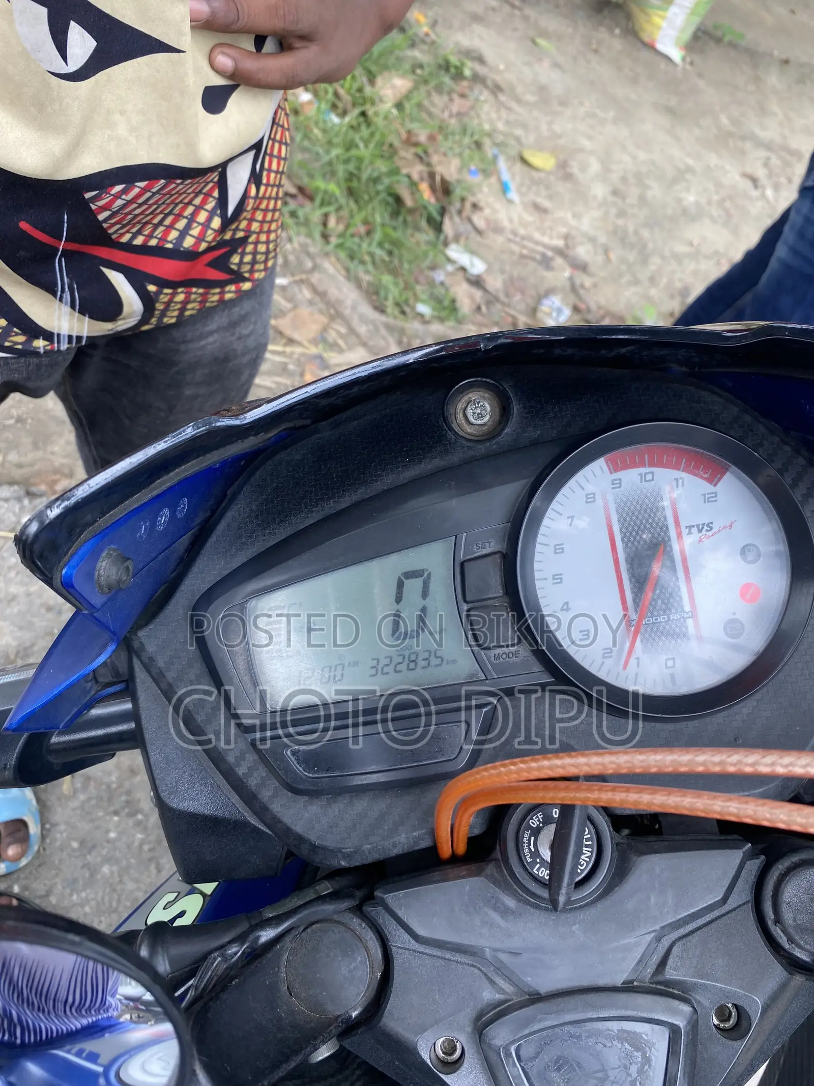 New TVS Apache RTR 160 2V 2022 Blue