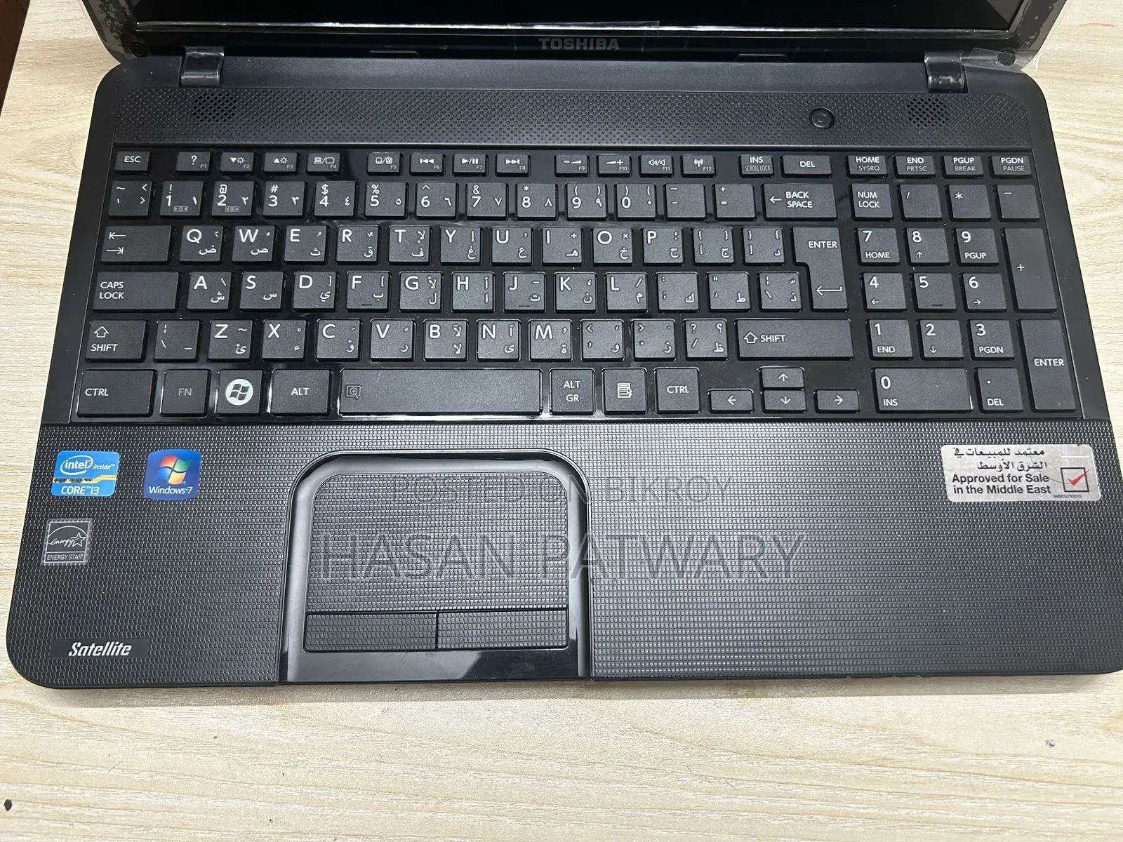 Laptop Toshiba Satellite C850 4GB Intel Core I3 SSD 256GB