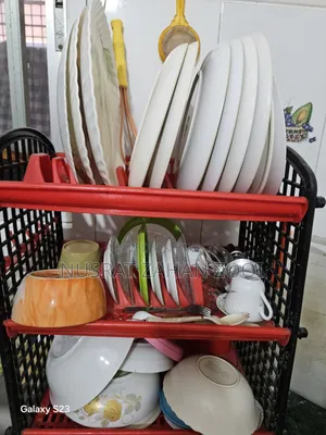 Two kitchen racks