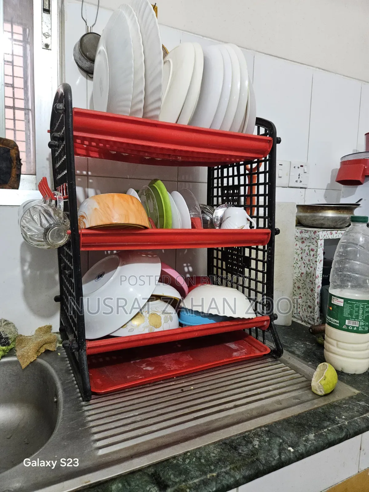 Two kitchen racks