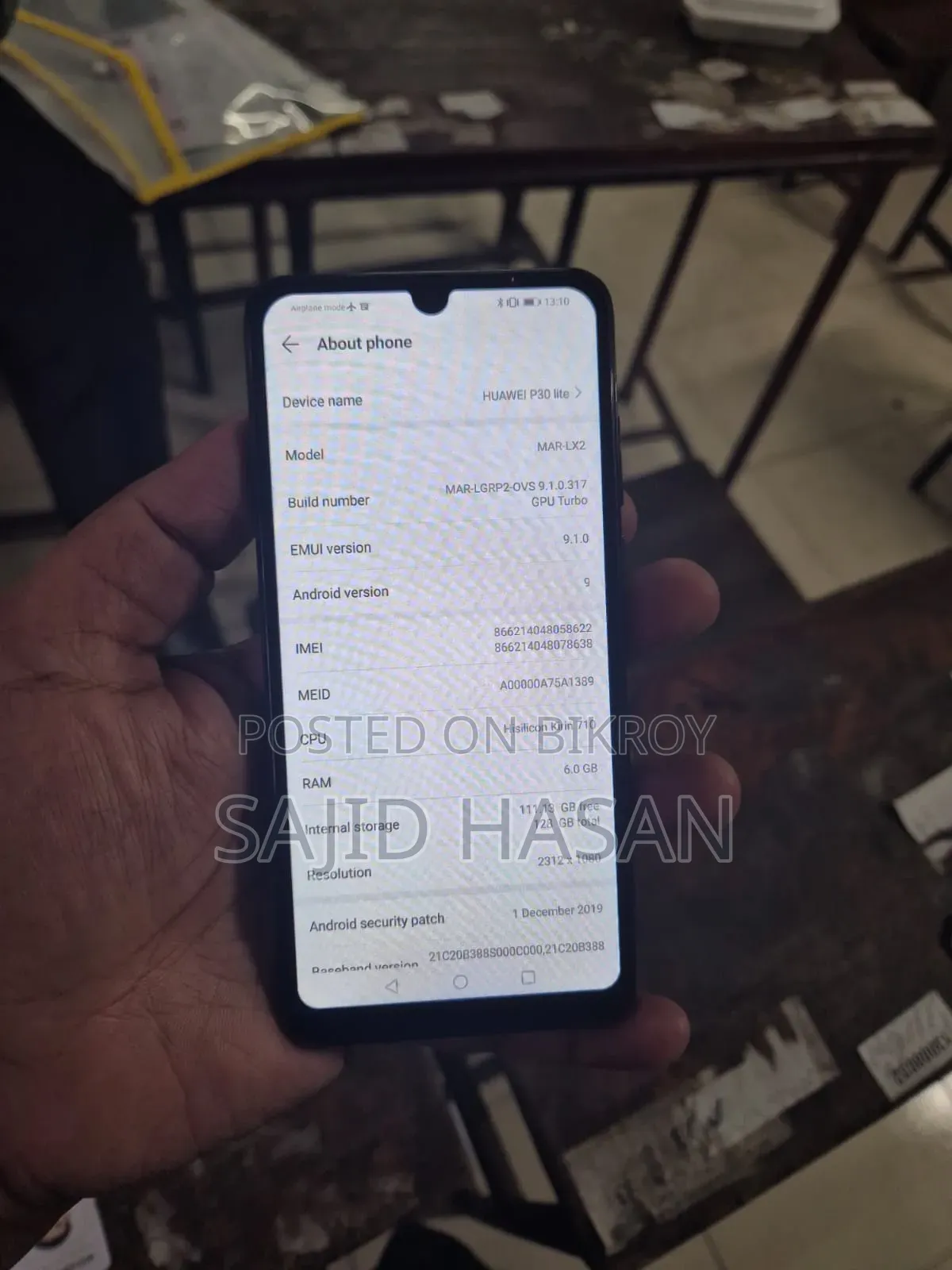 Huawei P30 Lite 128 GB Black