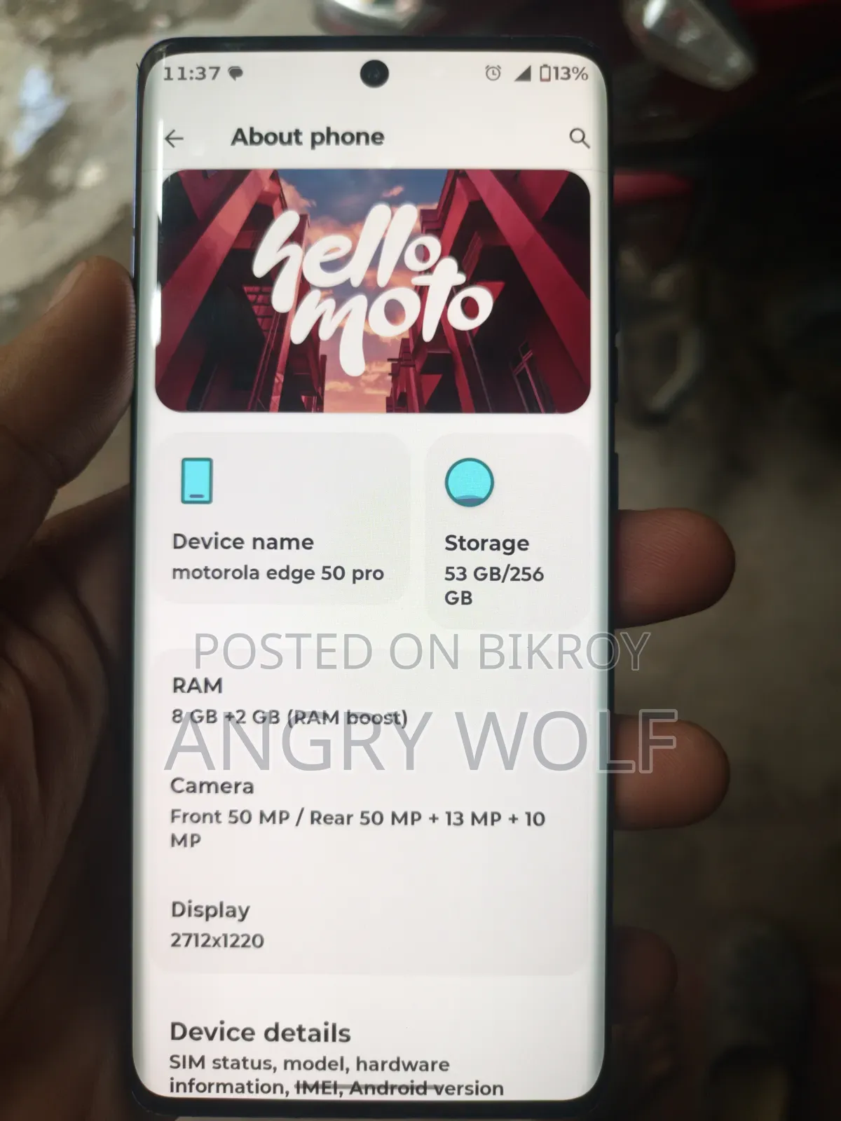 Motorola Edge 50 Pro 256 GB Purple