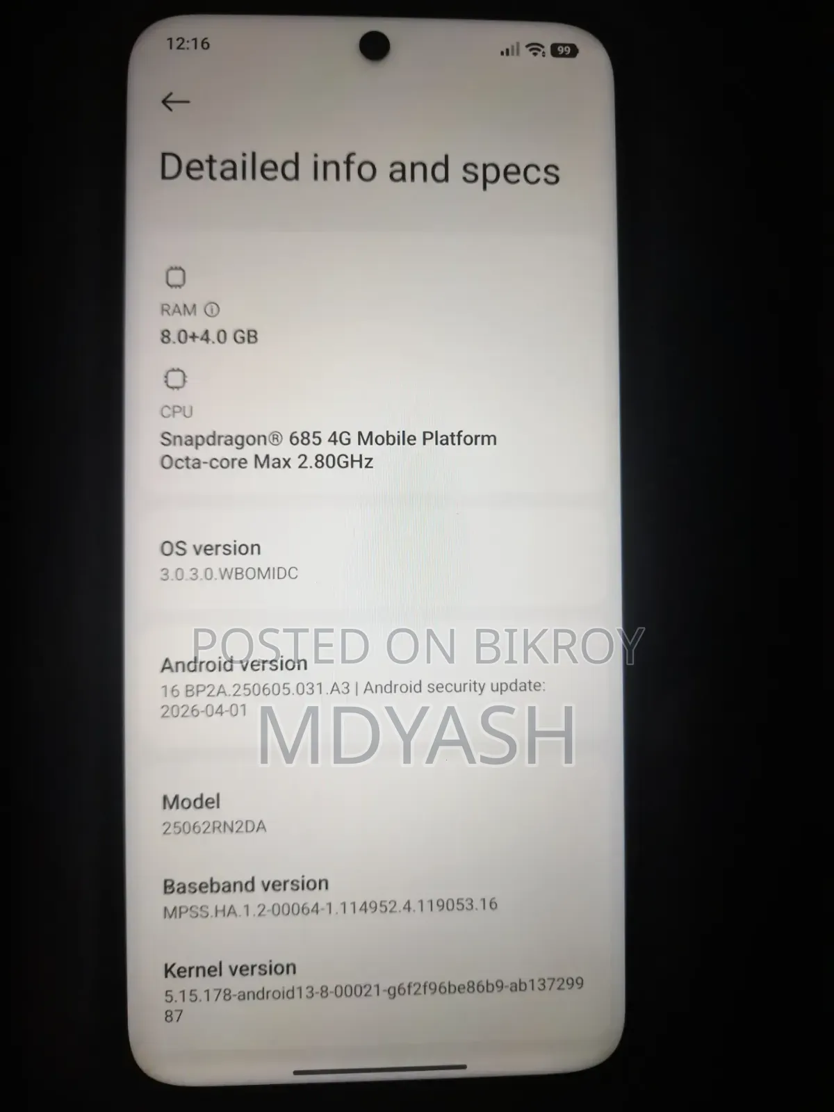 Xiaomi Redmi 15 256 GB Black